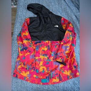 The North Face Multicolor Hooded 1/4 zip Jacket
